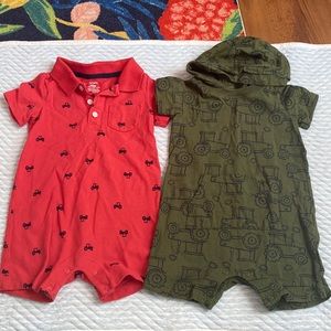 Carter’s Tractor Romper Bundle